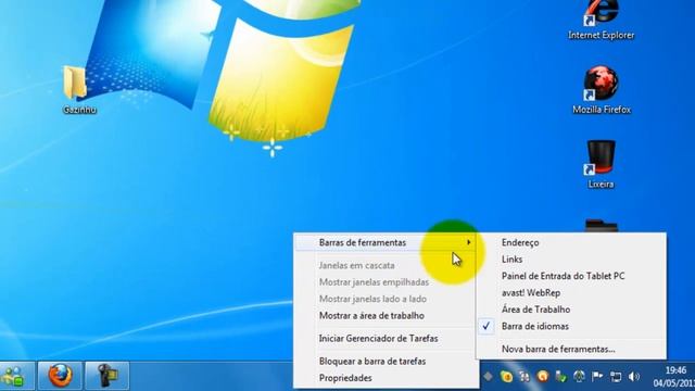 Como colocar seu nome na barra de tarefas смотреть онлайн