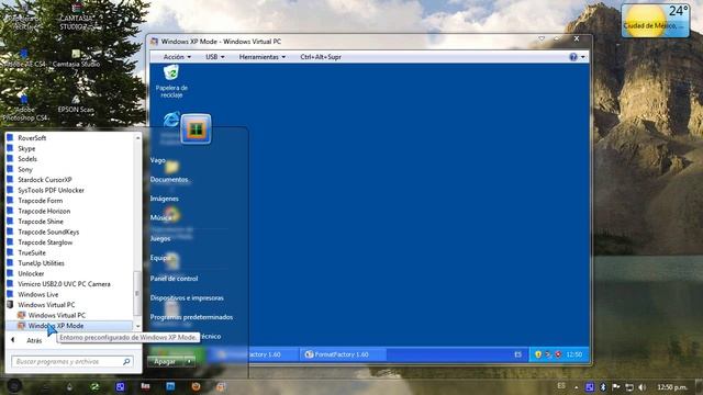 Como Usar el XP MODE en Windows 7 смотреть онлайн