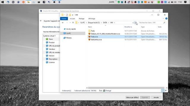 VirtualBox : Export/Import/Distribution de machines virtuelles de Windows vers Linux ! смотреть онлайн