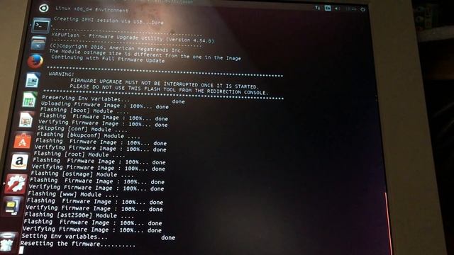 [SERVER & IPMI] Yafuflash Inb Update BMC Firmware Test