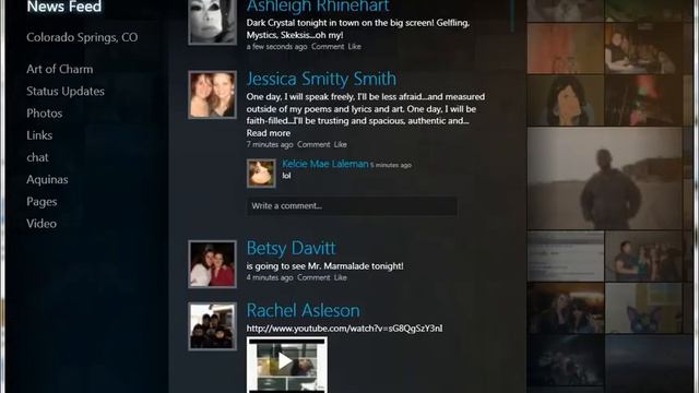 Facebook Application for Silverlight смотреть онлайн