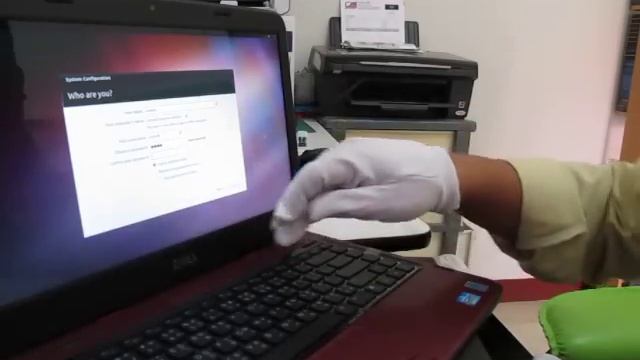 Review NoteBook Dell N4050 Red With Os Ubuntu.MOV смотреть онлайн