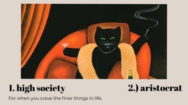 high society (aristocrat)
