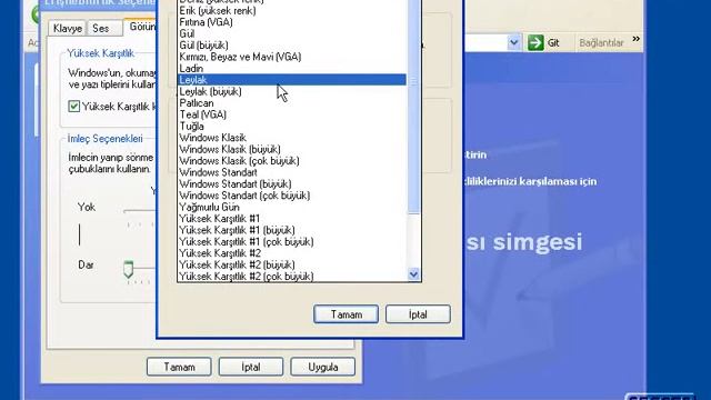 Windows XP Öğreniyorum 19: Erişilebilirlik ve Görüntü Seçenekleri смотреть онлайн