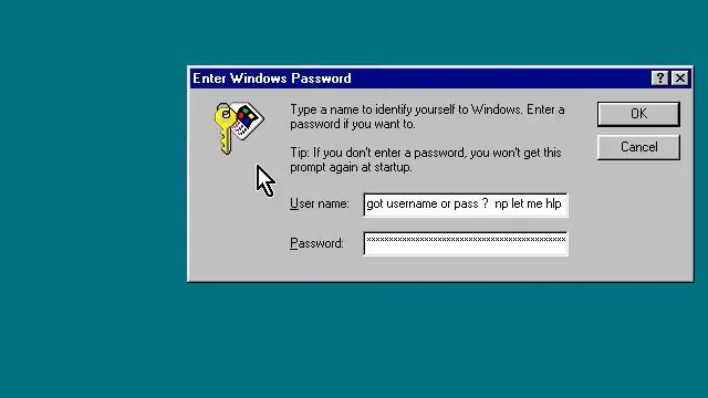 Windows 95 "Backdoor Login" смотреть онлайн