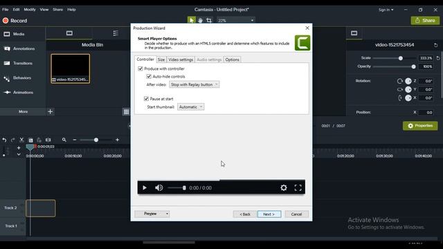 Camtasia Studio 9 - Render video 1080p - tutorial (2018) смотреть онлайн