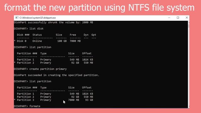 how to use diskpart command to create ,delete ,shrink ,extend partition смотреть онлайн
