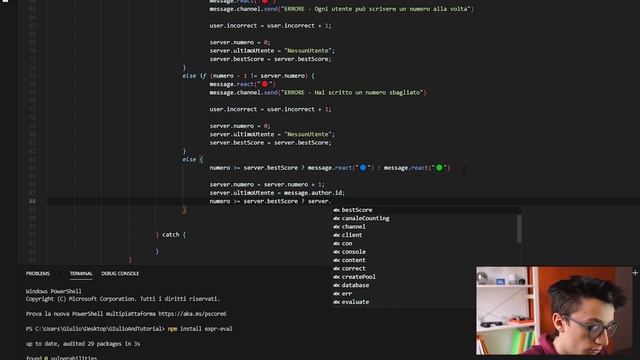 Counting - Tutorial Discord.js смотреть онлайн