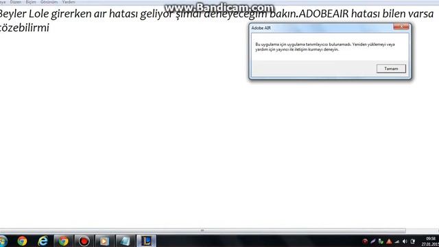 Lol ADOBE AIR Hatası Nasıl Çözülür? смотреть онлайн