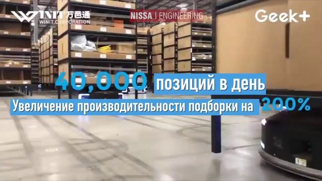 Кейс роботизации склада Winit смотреть онлайн
