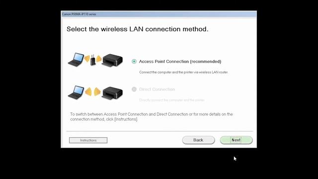 Setting up your Wireless Canon PIXMA iP110 - WiFi Protected Setup with a Windows® Computer смотреть онлайн