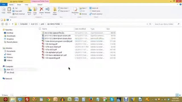 Zip and extract files on a Windows/PC смотреть онлайн