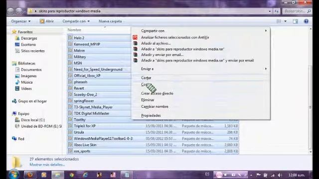 tutorial de como poner skins al reproductor de windows media.(dead1234ification) смотреть онлайн