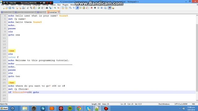 programming batch files with notepad++ part 2 смотреть онлайн