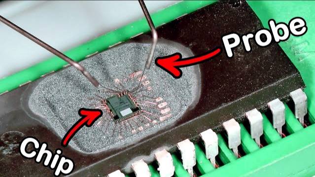 How to probe the silicon inside of a chip | Explained by John McMaster смотреть онлайн