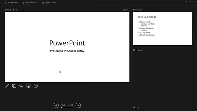 Microsoft PowerPoint - Presenter View смотреть онлайн