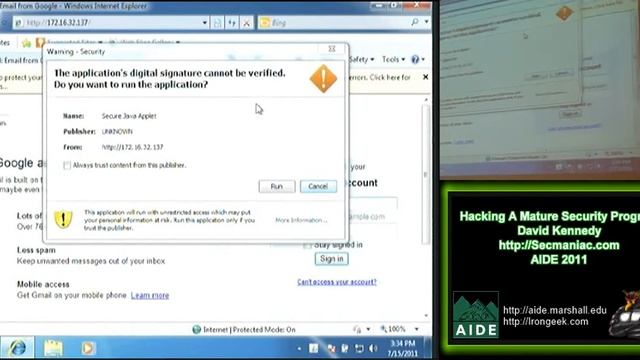 Hacking A Mature Security Program смотреть онлайн