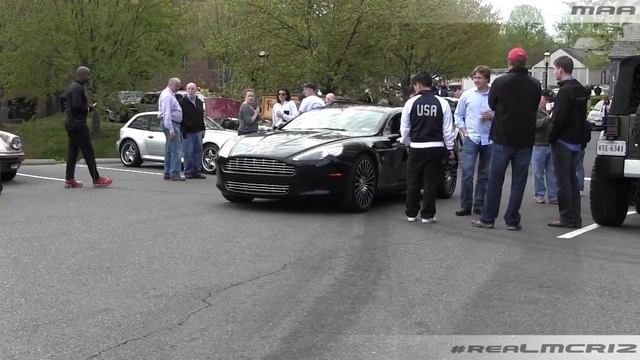 Aston Martin Rapide - Jaguar F-Type - Camaro ZL1 - Cars and Coffee смотреть онлайн