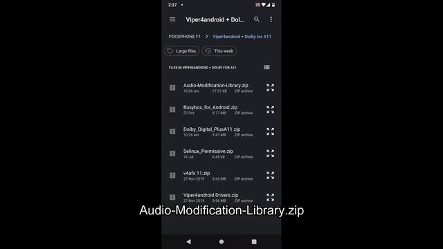How to install Sound modules for Android 11 (Viper4Android + Dolby Atmos) смотреть онлайн