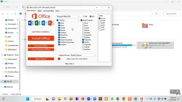 how to activate Microsoft Office 2016_ 2019 multilanguage both online and offline смотреть онлайн
