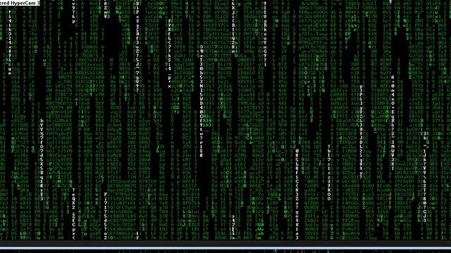 desktop matrix effect and CMD code смотреть онлайн