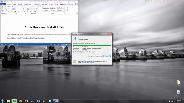 Citrix Receiver 4.1 Installation смотреть онлайн