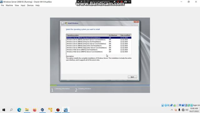 Installing Windows Server 2008 R2 in VirtualBox смотреть онлайн