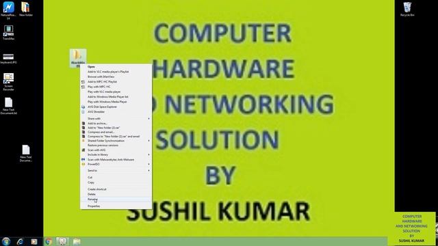 How to Hide Folder in Windows 7-8 and 10 || HINDI || Hide your Folder || Sushil Tech || #sushiltech смотреть онлайн