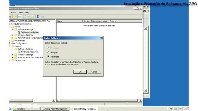 Como instalar programas com GPO смотреть онлайн