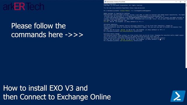 How to connect to Exchange Online using EXO V3 and PowerShell смотреть онлайн