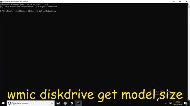 CMD : Find the details about Hard Disk and Operating System | Tamil | RAM Solution смотреть онлайн