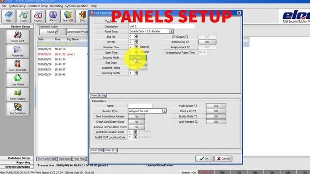 ELOCK DOOR ACCESS CONTROL CONFIGURATION | AXSYS SOFTWARE CONFIGURATION смотреть онлайн