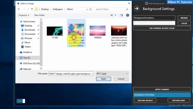 Change Windows 10 Login Screen Background смотреть онлайн