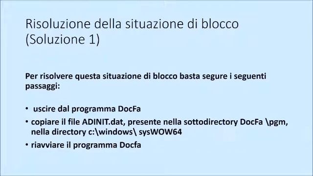 Risoluzione messaggio errore in DocFa 4 “IGE_IMAGE_IS_LOCKED " DOPO RICHIESTA IMPORT PLANIMETRIA смотреть онлайн