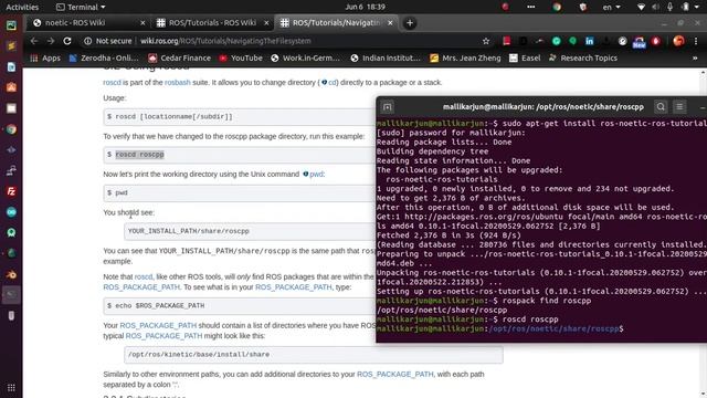 ROS Tutorial #03 ROS Noetic Navigating the ROS Filesystem смотреть онлайн