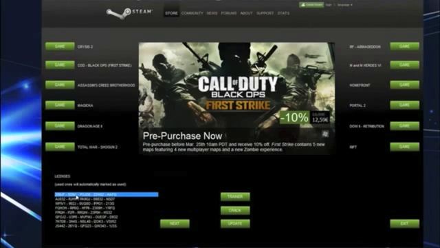 Cracked Version Of Steam, All Of Your Games For Free! With Proof! смотреть онлайн