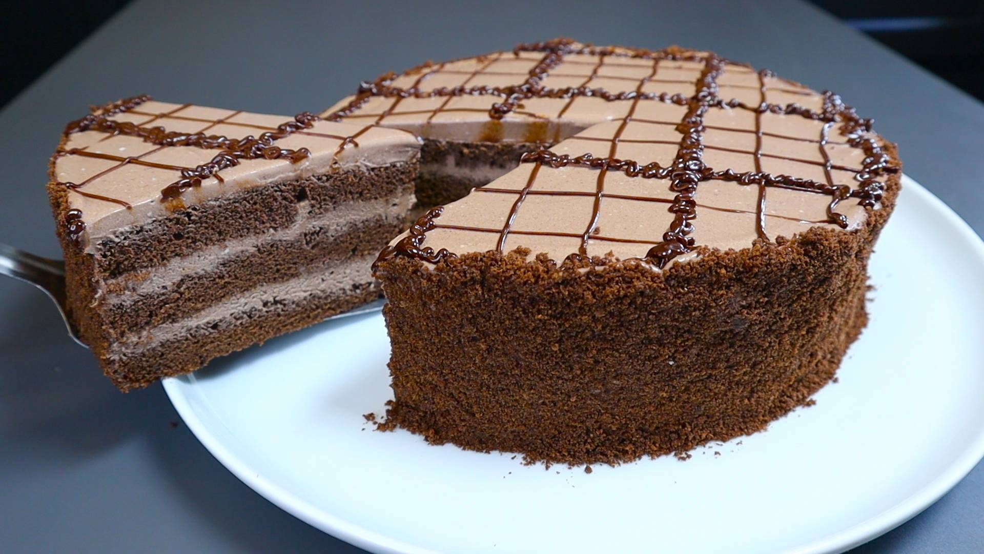 Шоколадный торт, который тает во рту! Не торт, а объедение! От него невозможно оторваться!