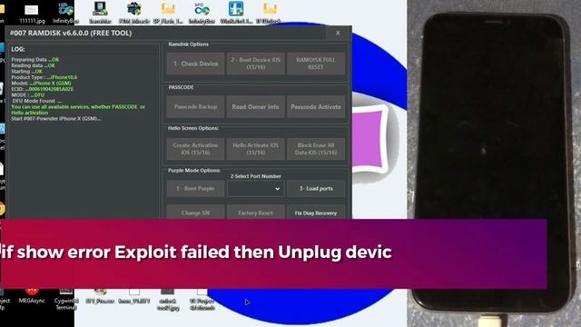 Windows Free iphone x Activation lock bypass iOS 16.6 | New 007 Ramdisk free tool | смотреть онлайн