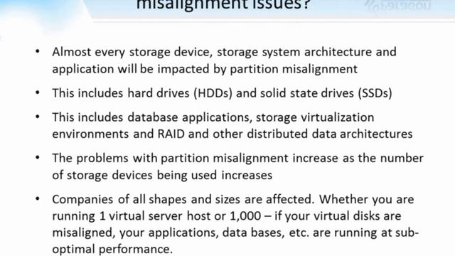 Webinar: Partition Misalignment: Problems, Causes and Solutions - with Tom Coughlin смотреть онлайн