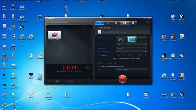Best software/program for recording PC games.NO LAG,NO FPS DROPS,CLEAR AUDIO,FACECAM[2016] смотреть онлайн