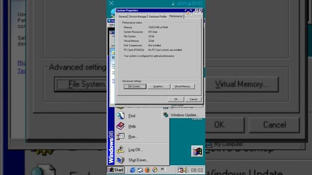 Windows 98 theme for Android смотреть онлайн