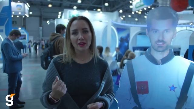 Аренда виртуального промоутера на выставке в "Крокус Экспо" для медицинской компании "ОМБ" смотреть онлайн