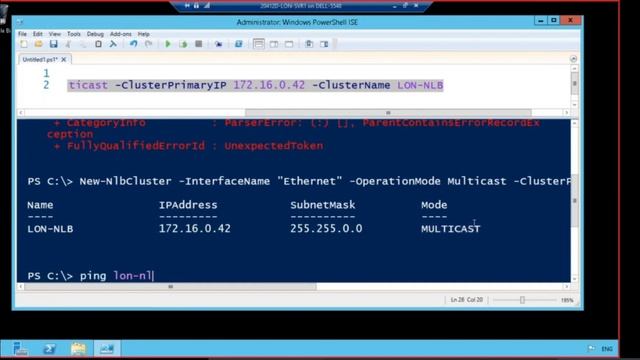 How to create a Network Load Balancing Cluster using Powershell смотреть онлайн