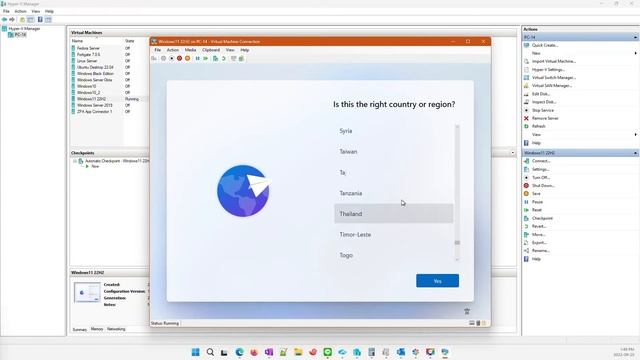 Install windows 11 22H2 on Hyper-V смотреть онлайн