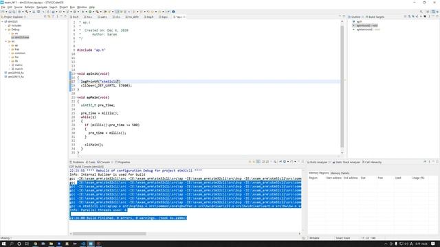 STM32CLI PC용 프로그램 구현 (STM32CubeIDE 사용) смотреть онлайн