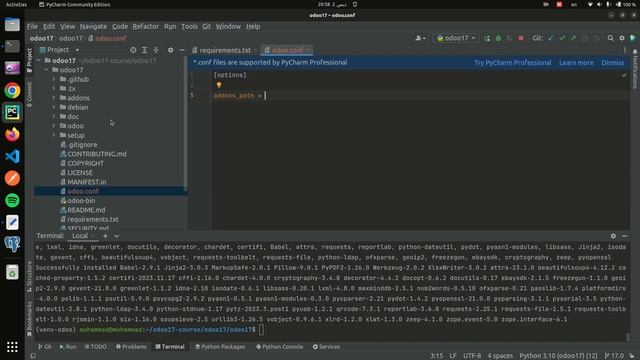 Odoo 17 Development Course(01) - Install Odoo 17. смотреть онлайн