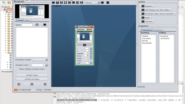 WebcamStudio 0.64 - Switching between Avconv and Gstreamer Backends смотреть онлайн