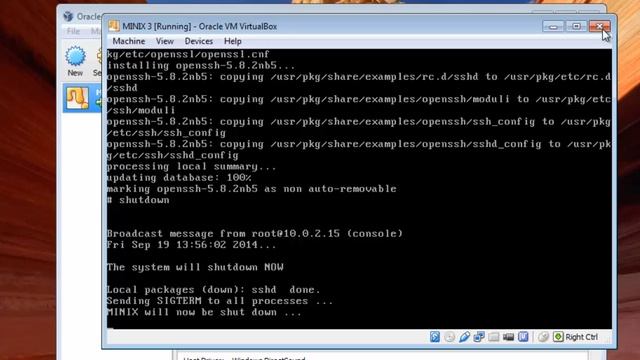 MINIX 3 / Windows File Transfer using Openssh смотреть онлайн