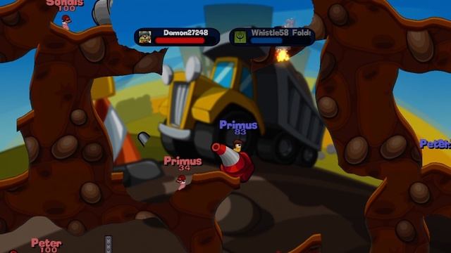 Worms 2: Armageddon (2009) - Online Gameplay 2018