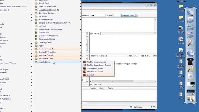 Tutorial básico del uso de Cliente y Servidor Filezilla смотреть онлайн